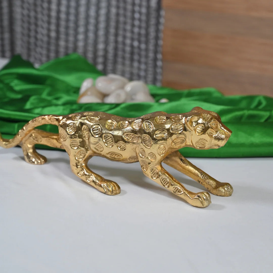 PITTALAM Brass Jaguar - A Striking Symbol of Elegance and Strength