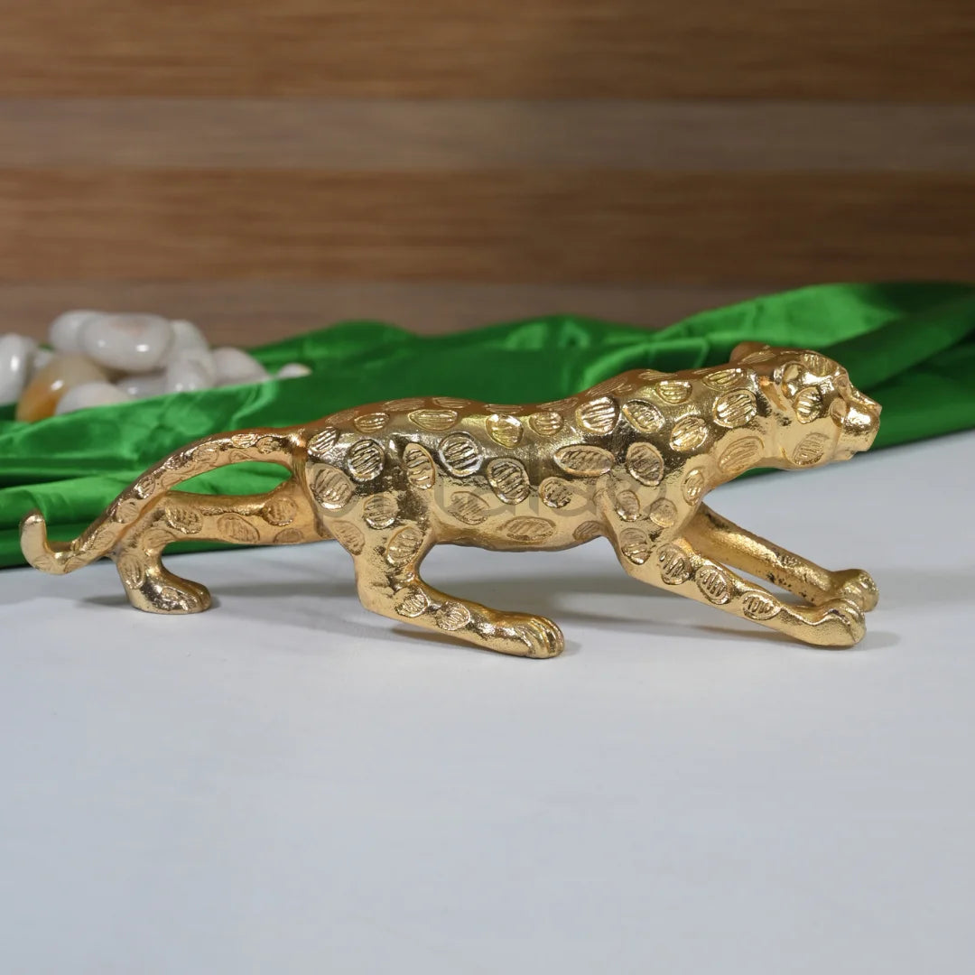 PITTALAM Brass Jaguar - A Striking Symbol of Elegance and Strength