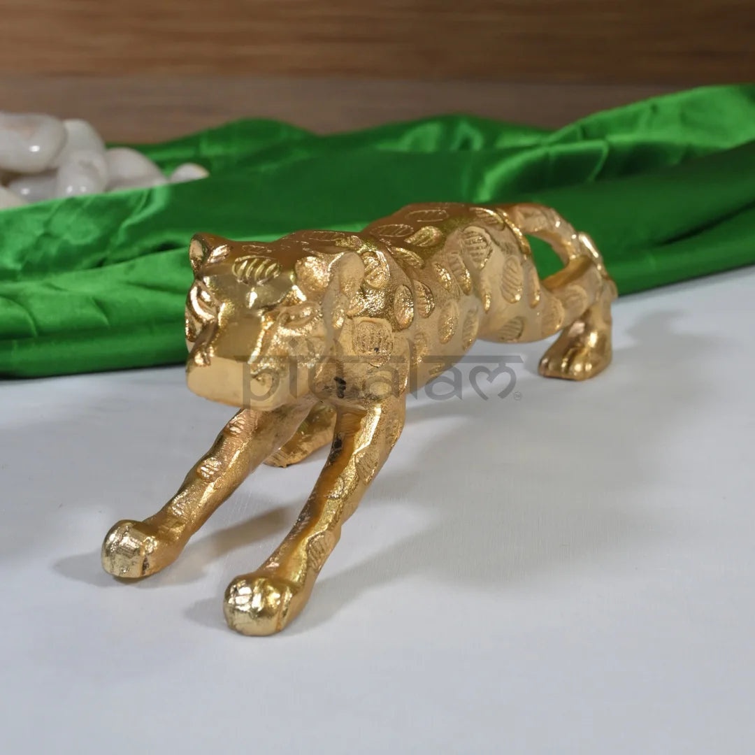 PITTALAM Brass Jaguar - A Striking Symbol of Elegance and Strength