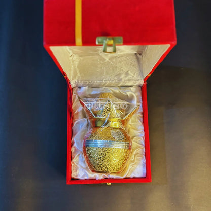 PITTALAM Brass Mangal Kalash - Traditional Pooja Companion