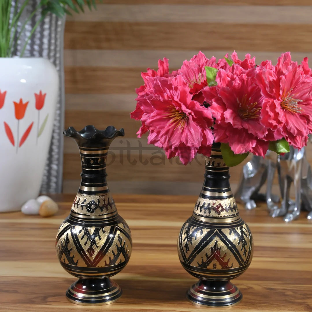 PITTALAM Brass Flower Pot -  A Vibrant Touch for Your Home Decor