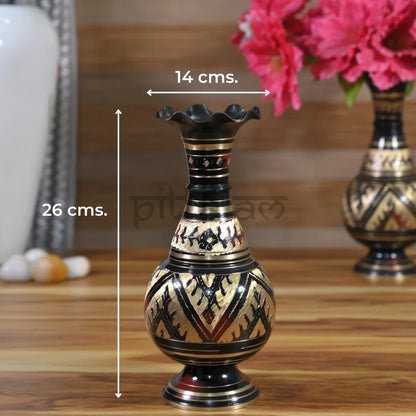 PITTALAM Brass Flower Pot -  A Vibrant Touch for Your Home Decor