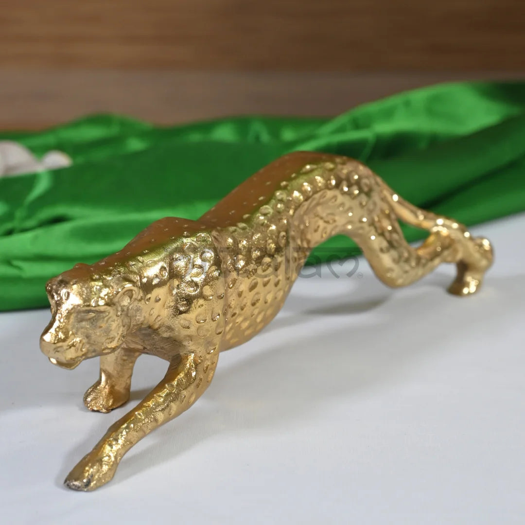 PITTALAM Brass Jaguar -  A Striking Symbol of Elegance and Strength