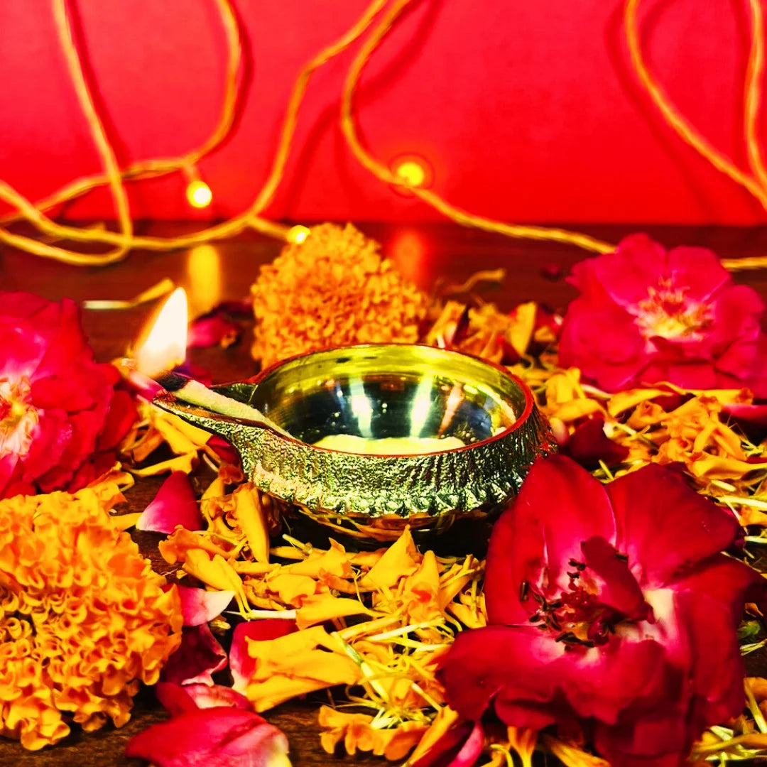 PITTALAM Brass Kuber Diya - Miniature Radiance