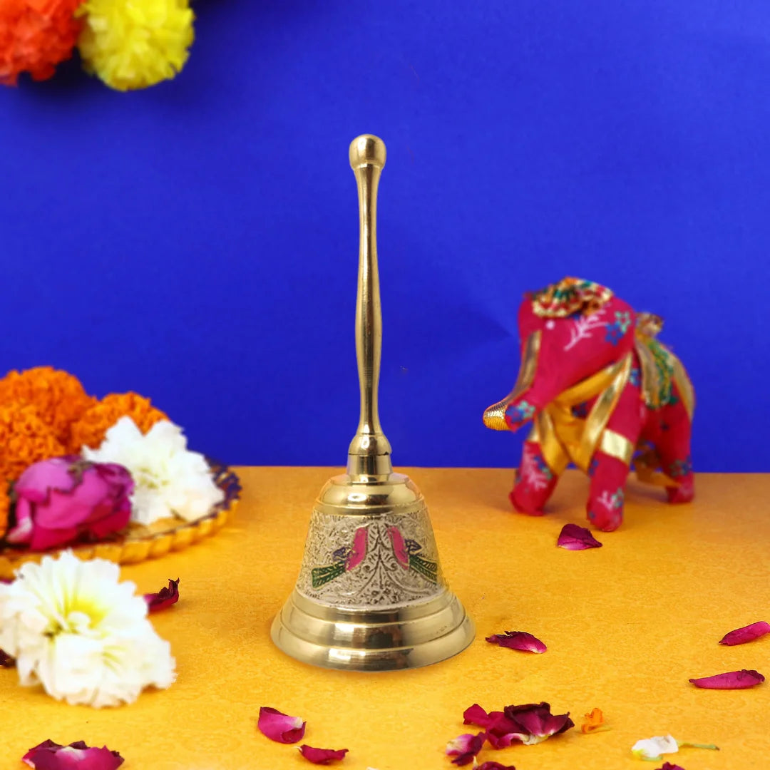 PITTALAM Brass Pooja Bell - Simple and Melodious