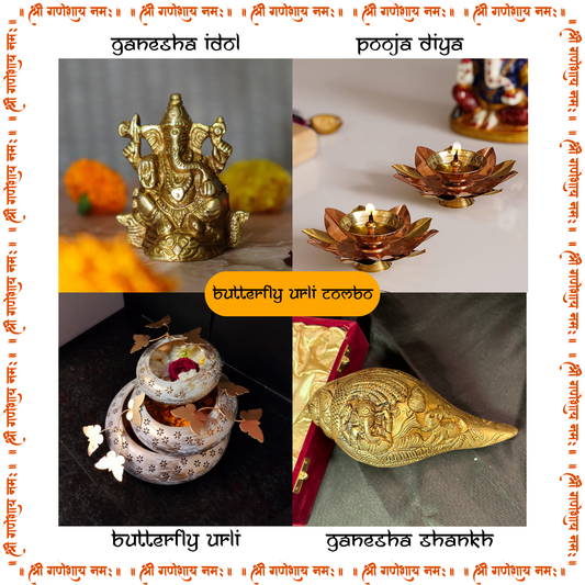 Butterfly Urli Ganpati Visarsan Kit