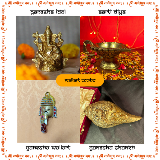 Ganesha Chaturthi Wallart Combo