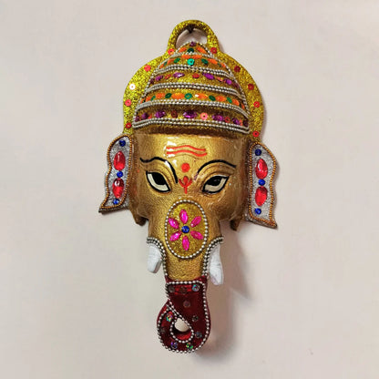 PITTALAM Metal Lord Ganesha Wall Art - Divine Blessings for Your Space