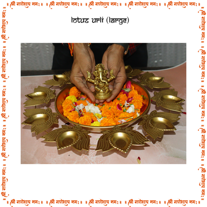 Lotus Urli Ganpati Visarsan Kit