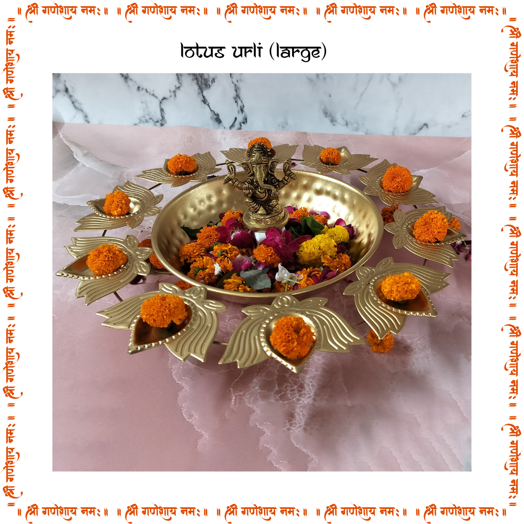 Lotus Urli Ganpati Visarsan Kit