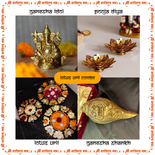 Lotus Urli Ganpati Visarsan Kit