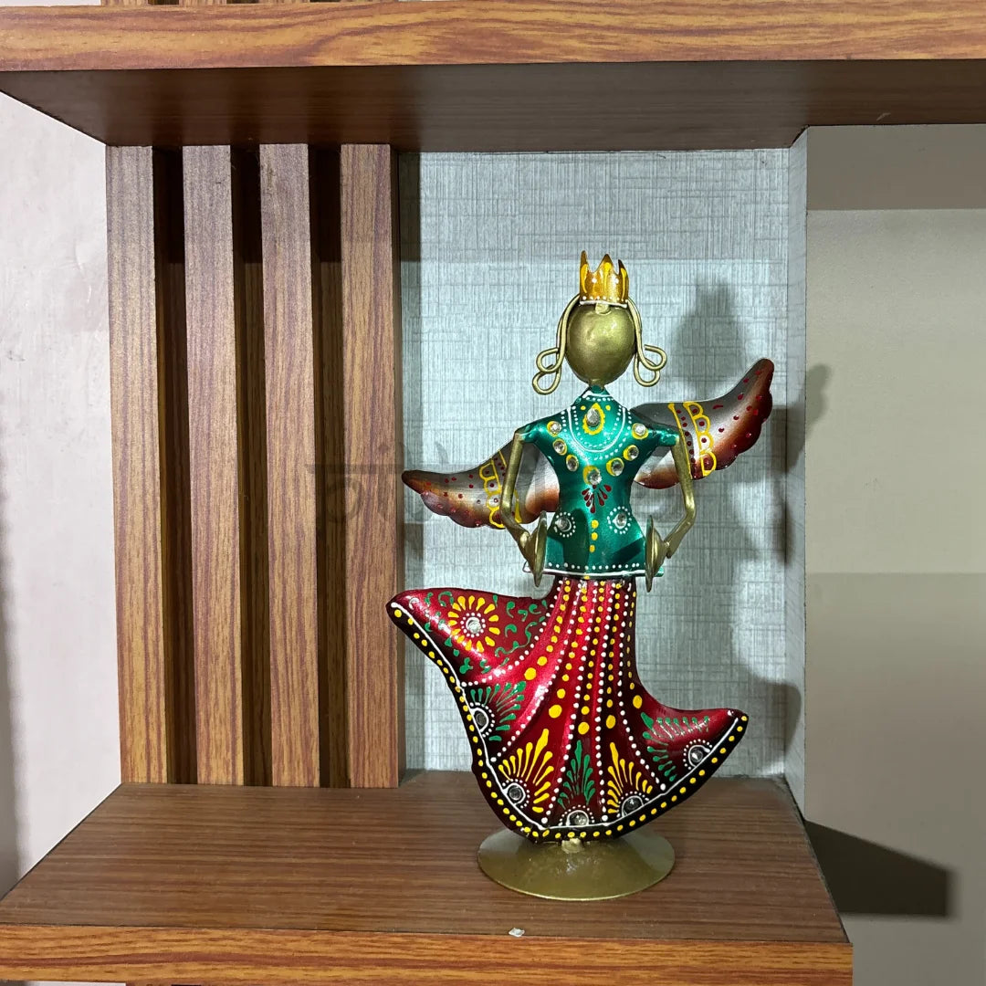 PITTALAM Rajasthani Dancing Angel Decorative Showpiece - Celebrate Cultural Heritage