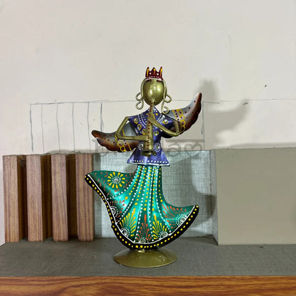 PITTALAM Rajasthani Dancing Angel Decorative Showpiece - Celebrate Cultural Heritage