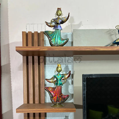 PITTALAM Rajasthani Dancing Angel Decorative Showpiece - Celebrate Cultural Heritage