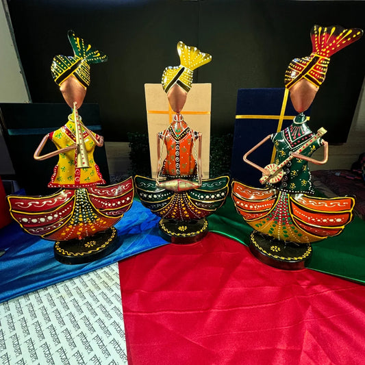 PITTALAM Rajasthani Sardar Doll Showpiece -  A Touch of Tradition